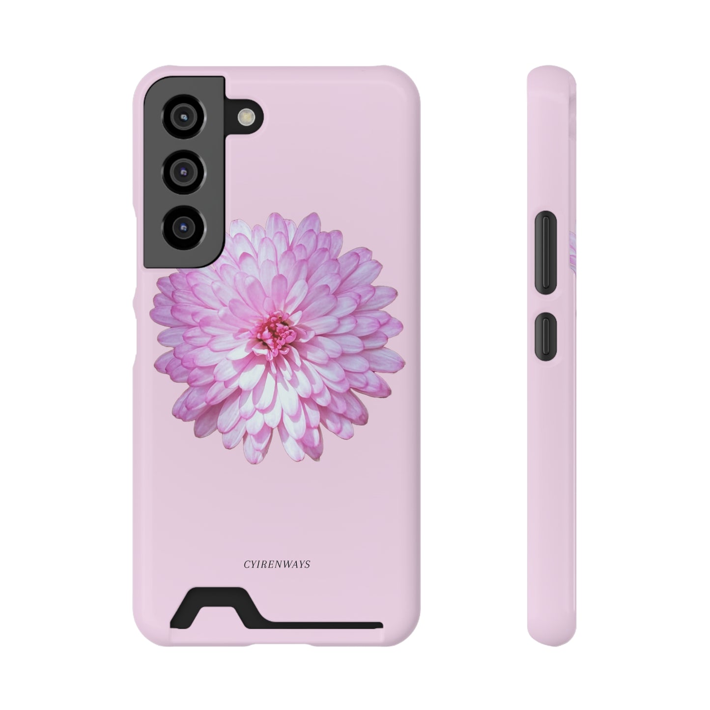 Pink Callistephus (Magsafe-compatible Card Holder)