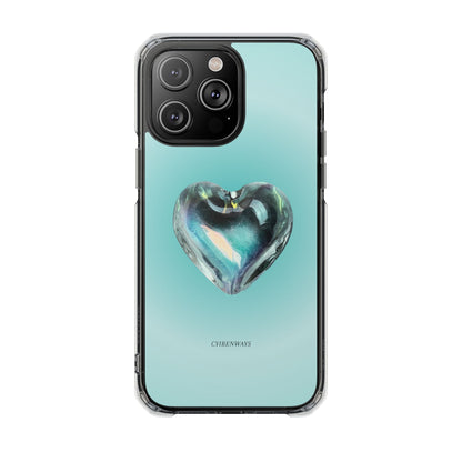 Aqua Heart (Impact: Clear Magsafe/Magnetic)