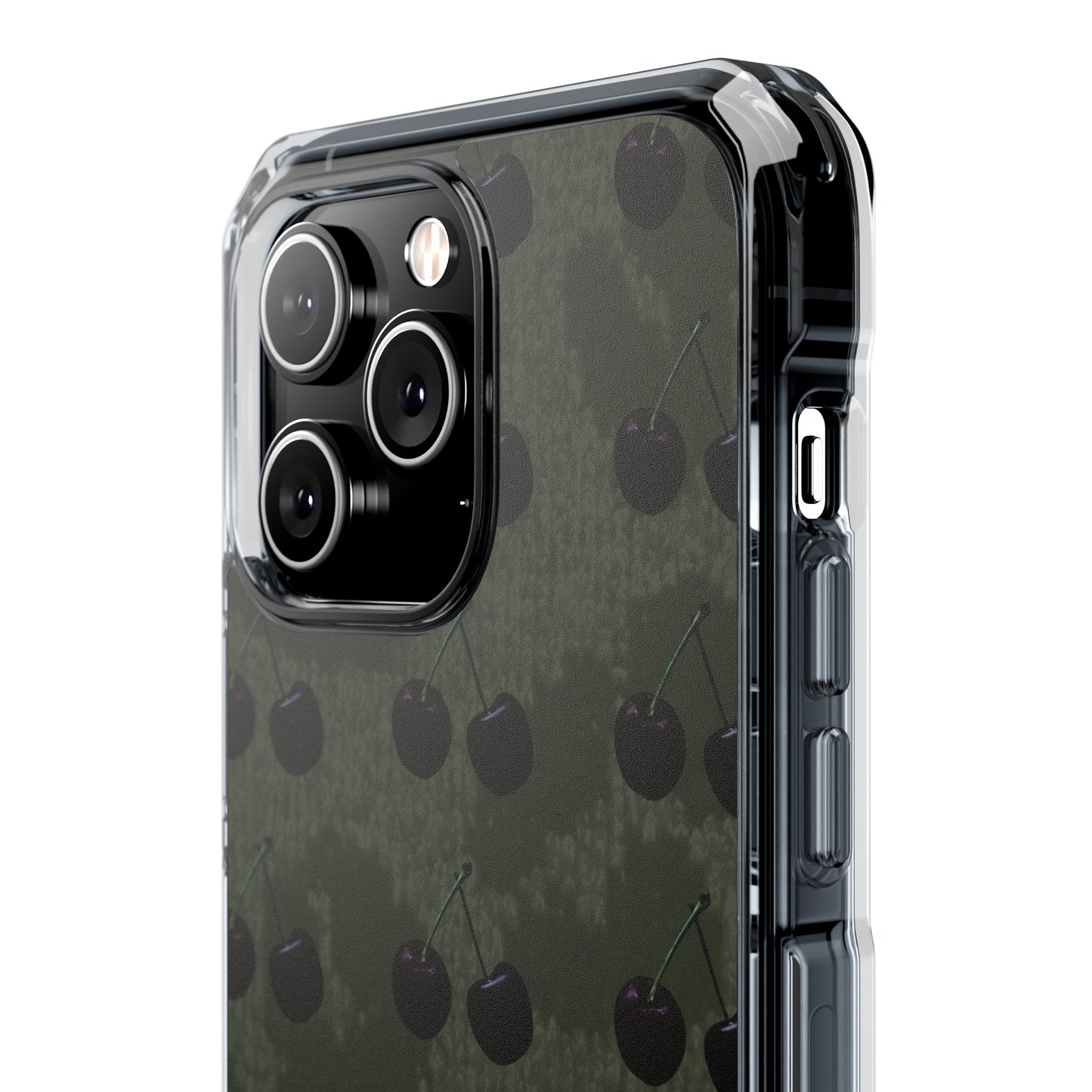 Black Cherri Cheetah (Impact-Clear Magsafe/Magnetic)
