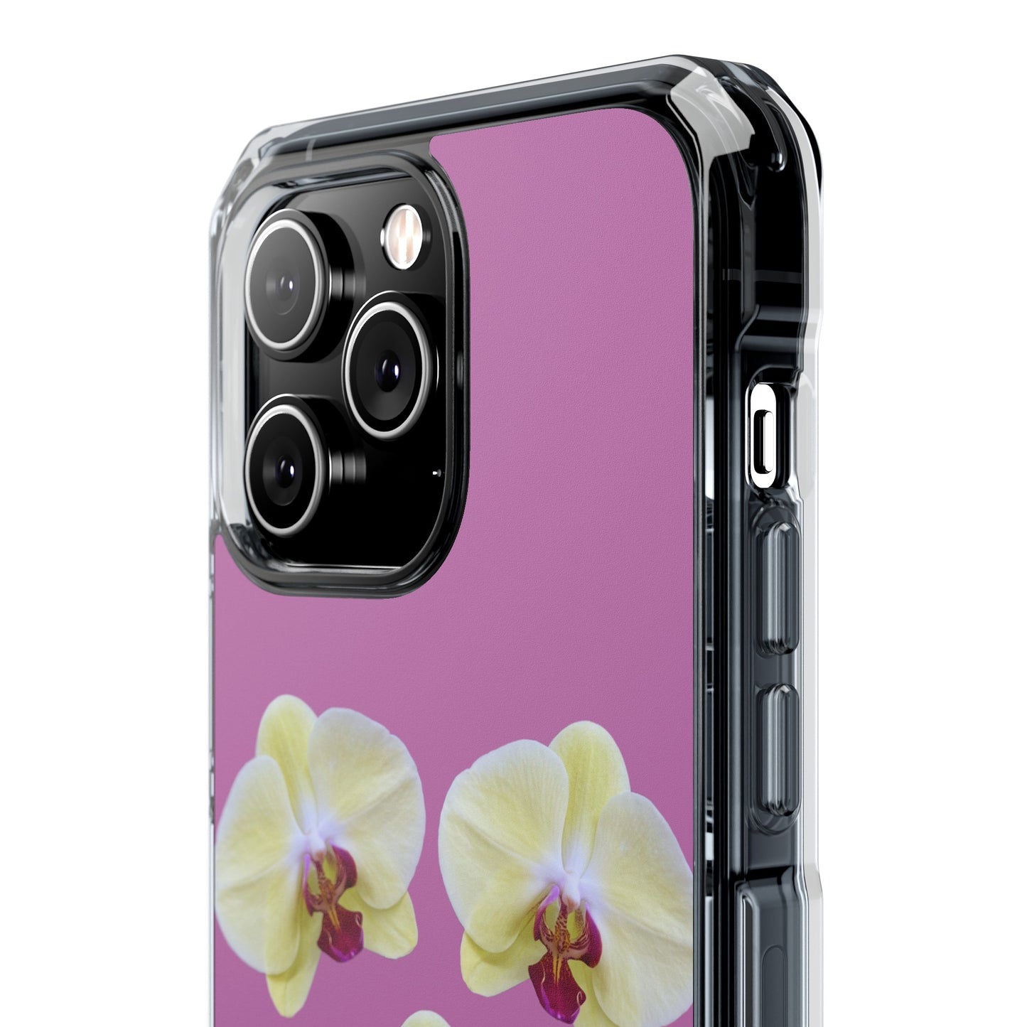 Hot orchids (Impact: Clear Magsafe-compatible/ Magnetic)