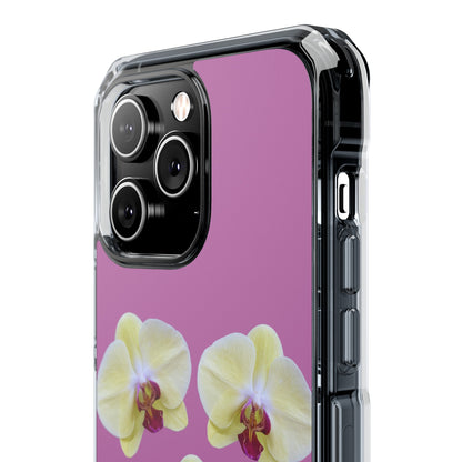 Hot orchids (Impact: Clear Magsafe-compatible/ Magnetic)