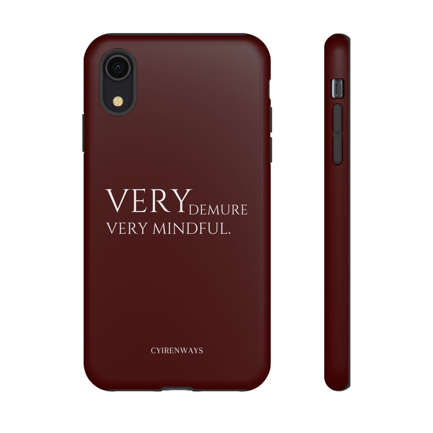 Very Demure, Very Mindful-Rich Crimson (Armoured)