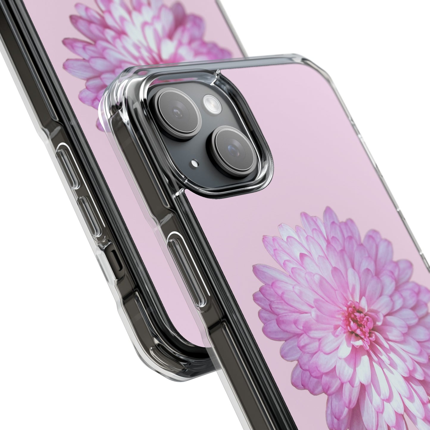 Pink Callistephus (Impact: Clear Magsafe-compatible/Magnetic)