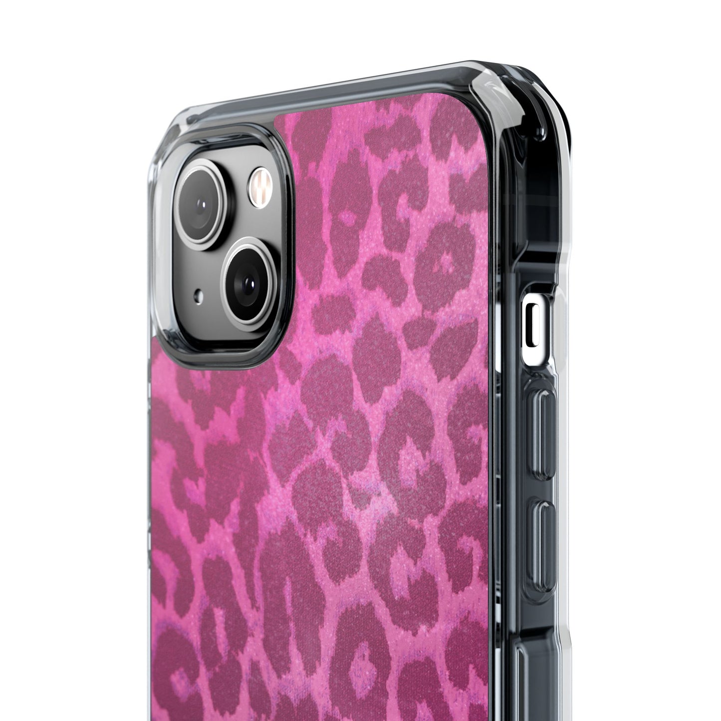 Pink Leopard (Impact-Clear Magsafe-compatible/Magnetic)