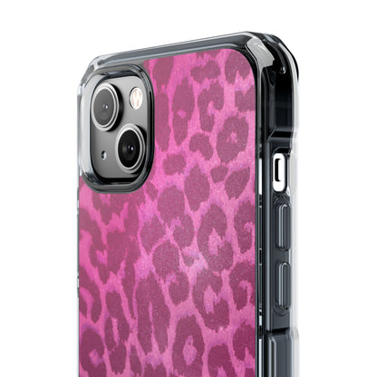 Pink Leopard (Impact-Clear Magsafe-compatible/Magnetic)