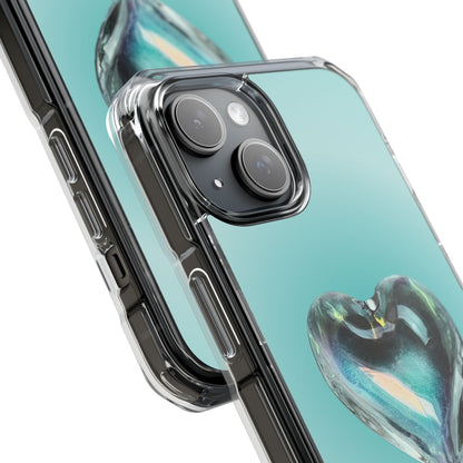 Aqua Heart (Impact: Clear Magsafe/Magnetic)