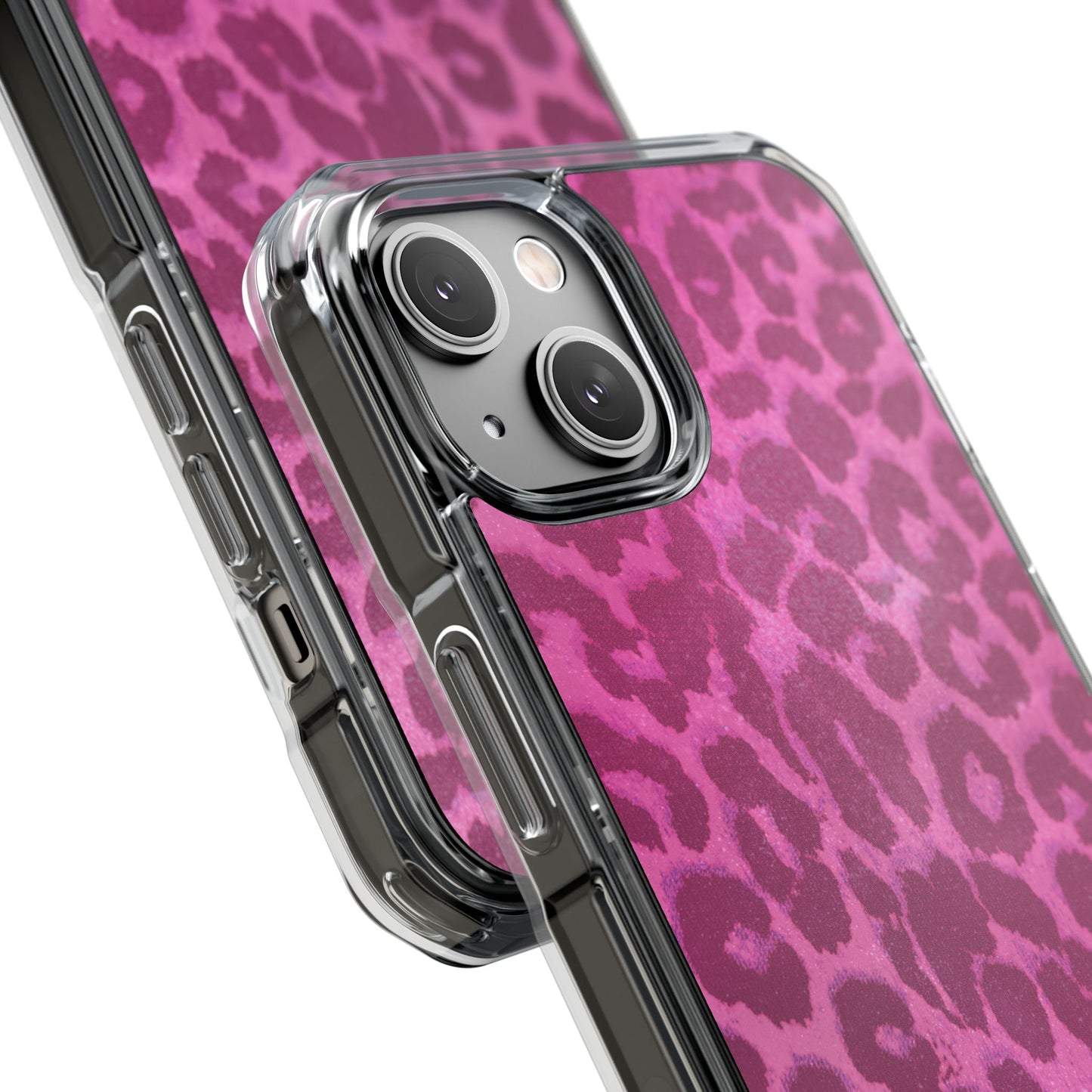 Pink Leopard (Impact-Clear Magsafe-compatible/Magnetic)