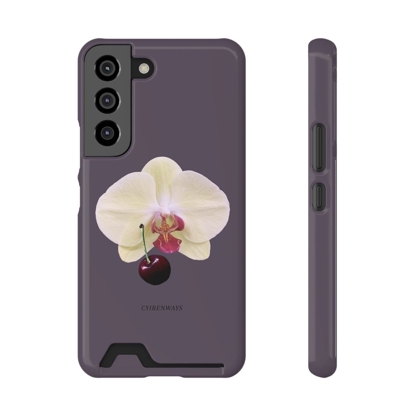 Cherry Orchids (Magsafe-compatible Card Holder)