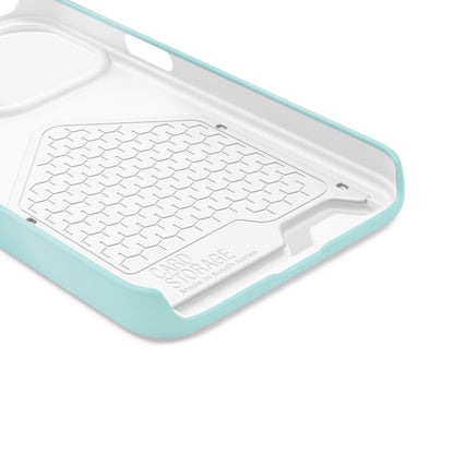 Aqua Heart (Magsafe-compatible Card Holder)