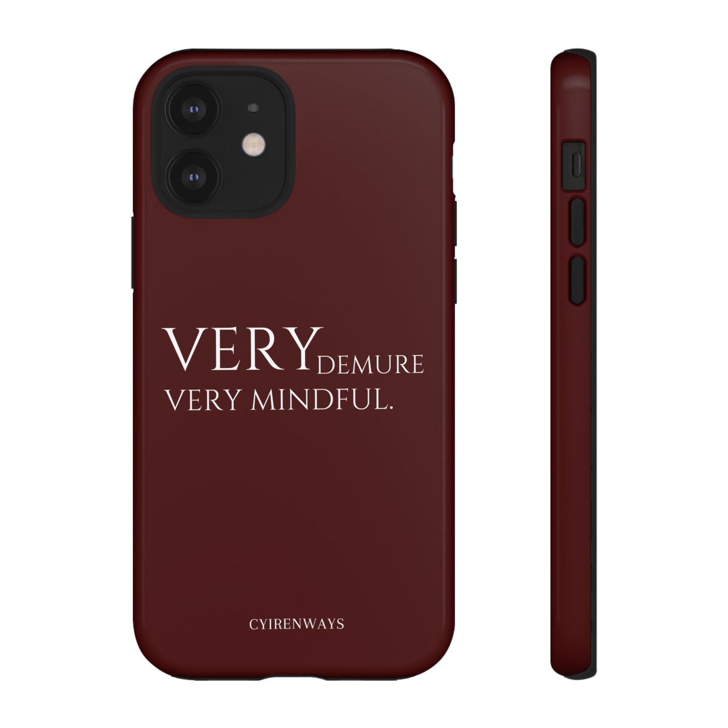 Very Demure, Very Mindful-Rich Crimson (Armoured)