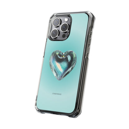 Aqua Heart (Impact: Clear Magsafe/Magnetic)