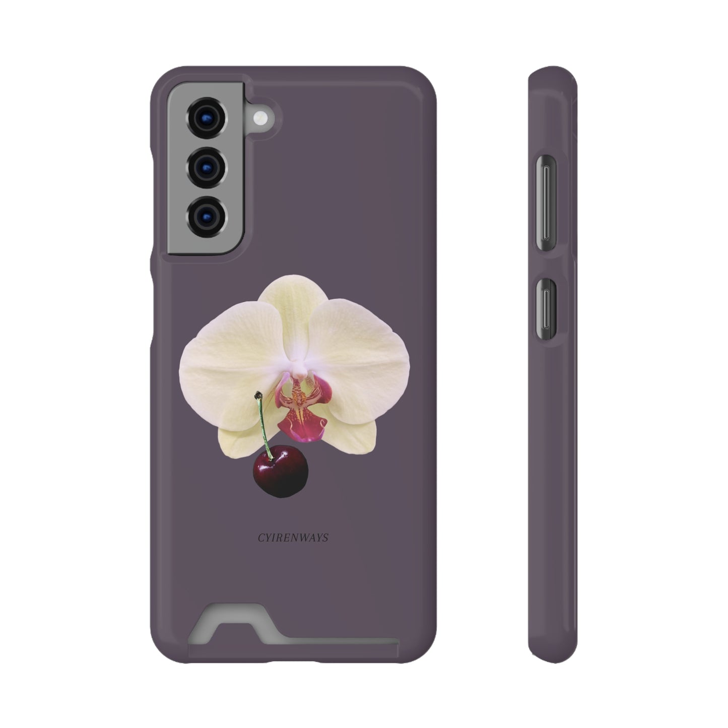 Cherry Orchids (Magsafe-compatible Card Holder)