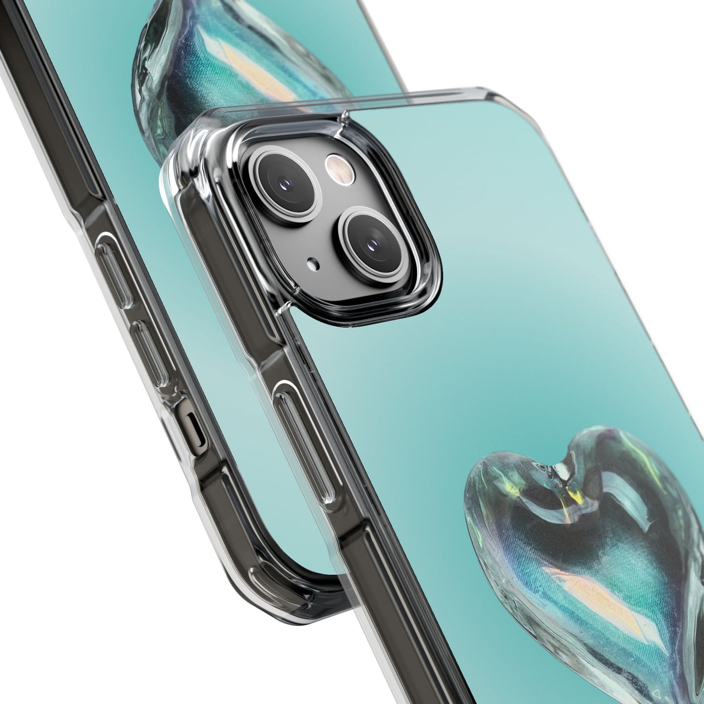 Aqua Heart (Impact: Clear Magsafe/Magnetic)