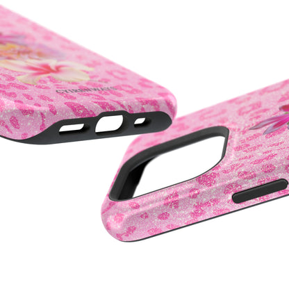 Floral Pink Leopard (Armoured Magsafe)