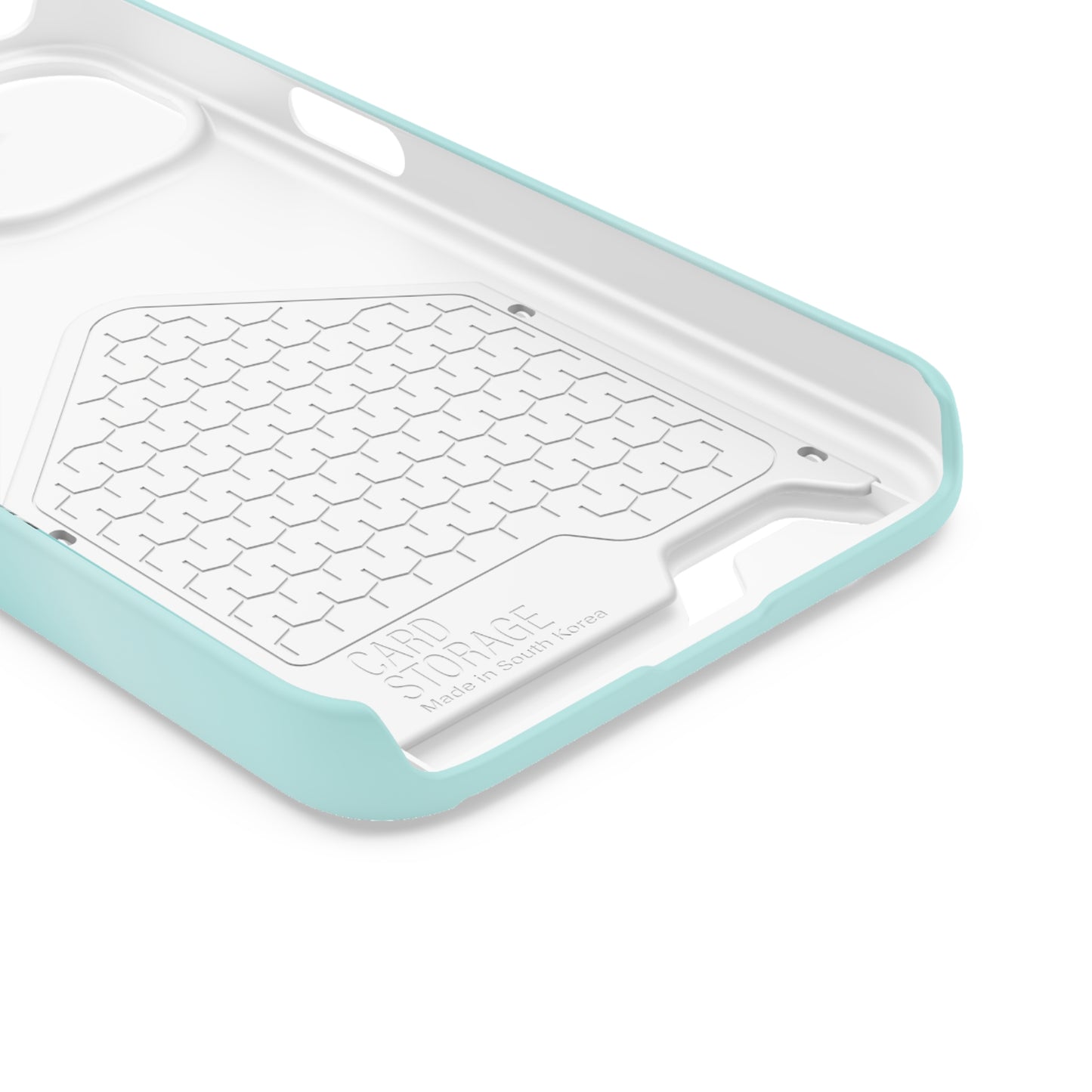 Aqua Heart (Magsafe-compatible Card Holder)