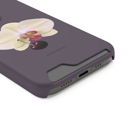 Cherry Orchids (Magsafe-compatible Card Holder)