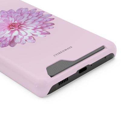 Pink Callistephus (Magsafe-compatible Card Holder)