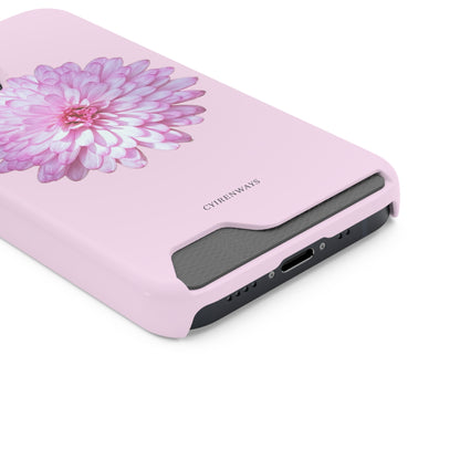 Pink Callistephus (Magsafe-compatible Card Holder)