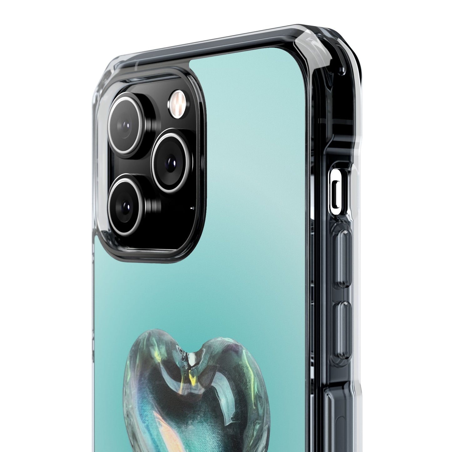 Aqua Heart (Impact: Clear Magsafe/Magnetic)