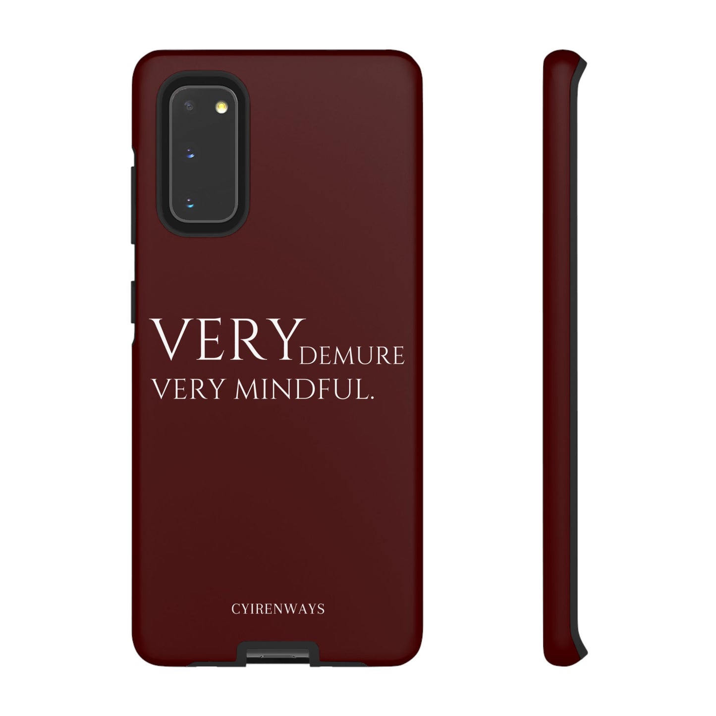 Very Demure, Very Mindful-Rich Crimson (Armoured)