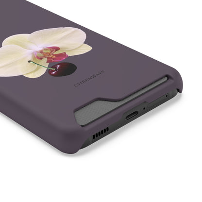 Cherry Orchids (Magsafe-compatible Card Holder)
