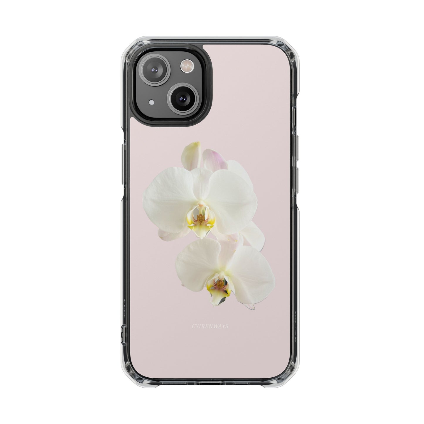 Calm Orchids (Impact:Clear Magsafe-compatible/Magnetic)