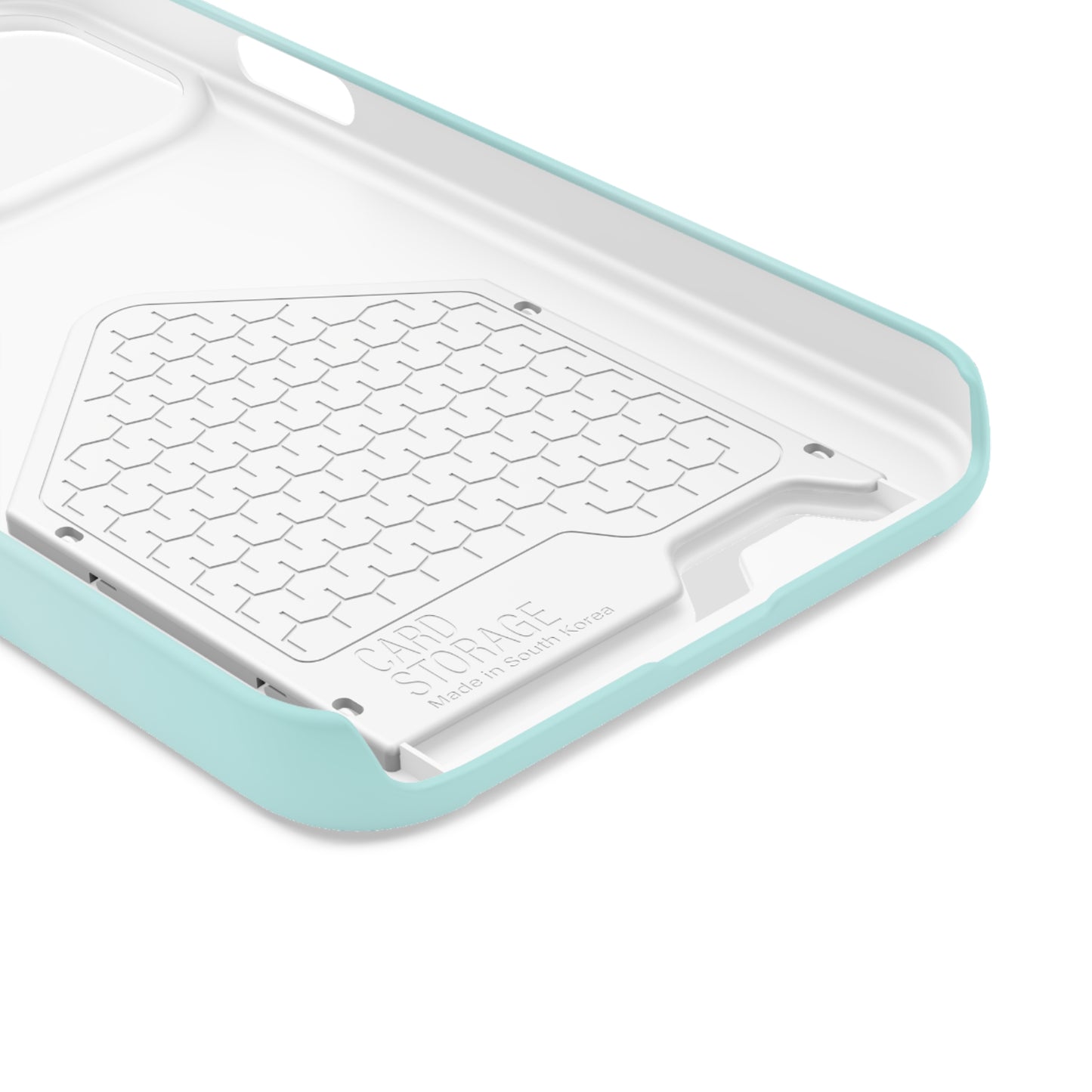 Aqua Heart (Magsafe-compatible Card Holder)