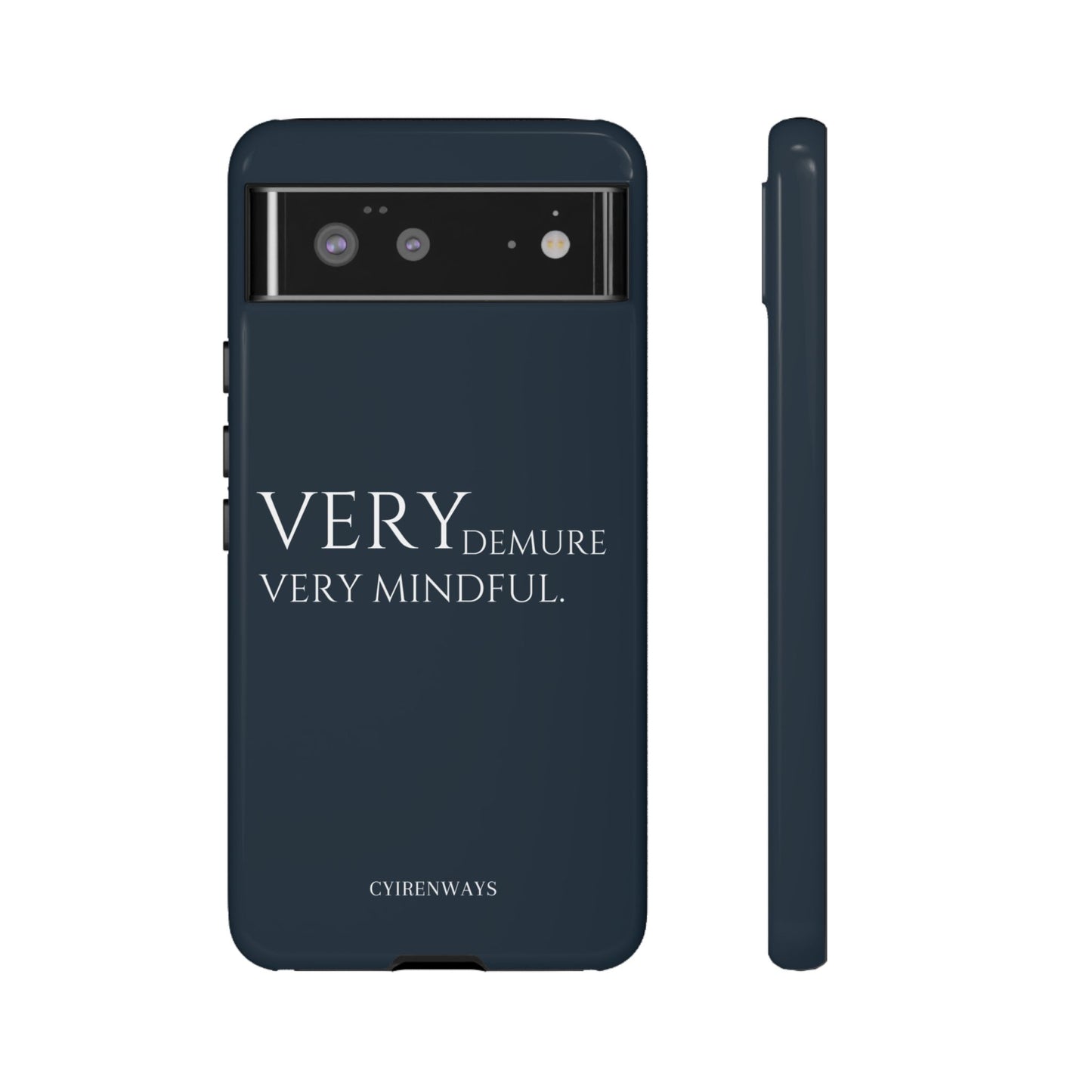 Very Demure, Very Mindful-Navy Blue (Armoured)