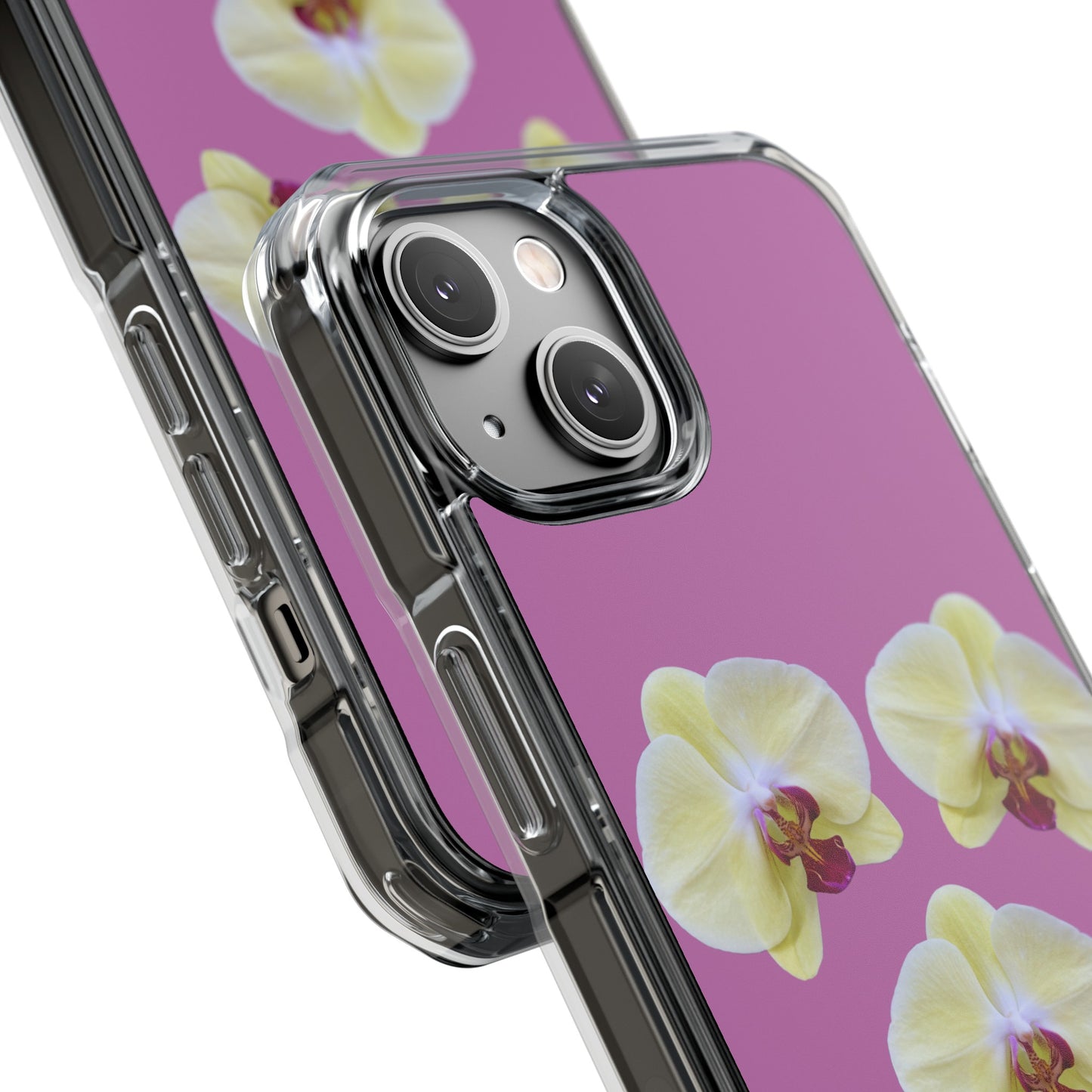 Hot orchids (Impact: Clear Magsafe-compatible/ Magnetic)