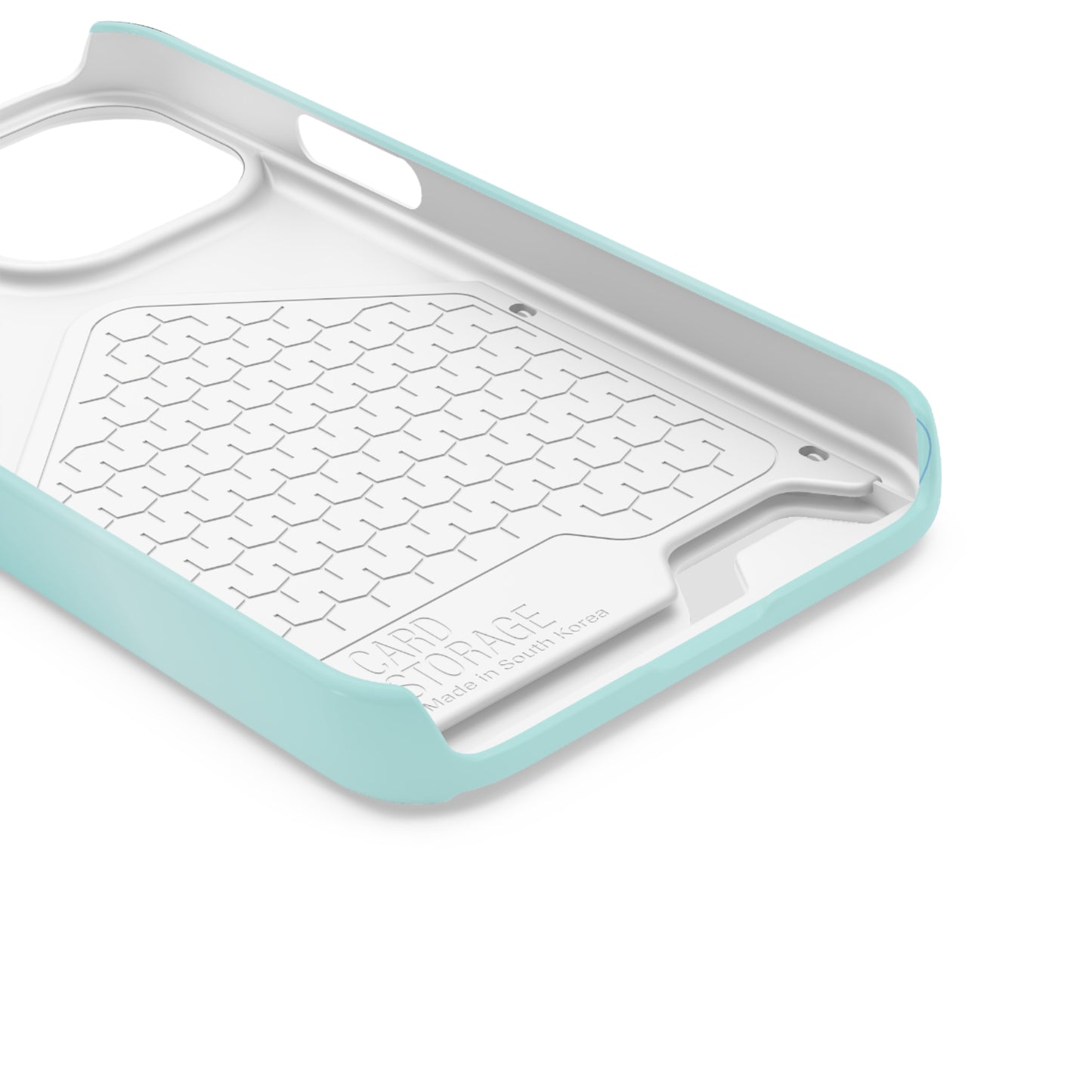 Aqua Heart (Magsafe-compatible Card Holder)