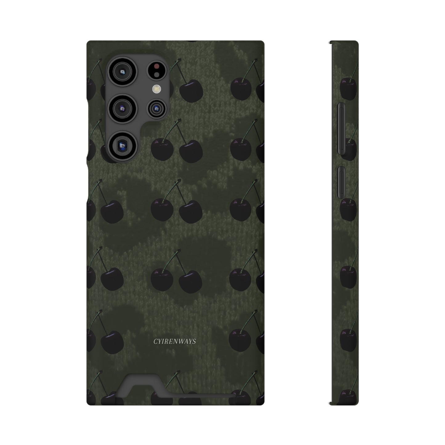 Black Cherri Cheetah (Magsafe Card Holder)