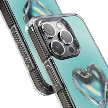 Aqua Heart (Impact: Clear Magsafe/Magnetic)