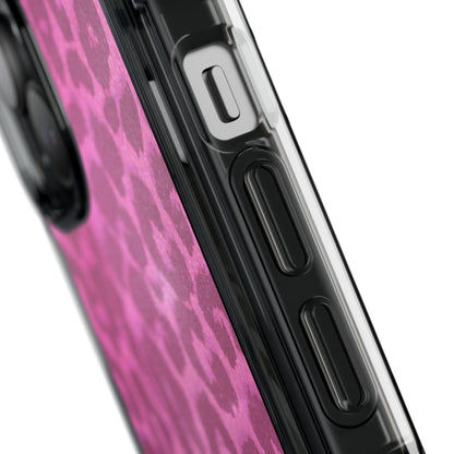 Pink Leopard (Impact-Clear Magsafe-compatible/Magnetic)