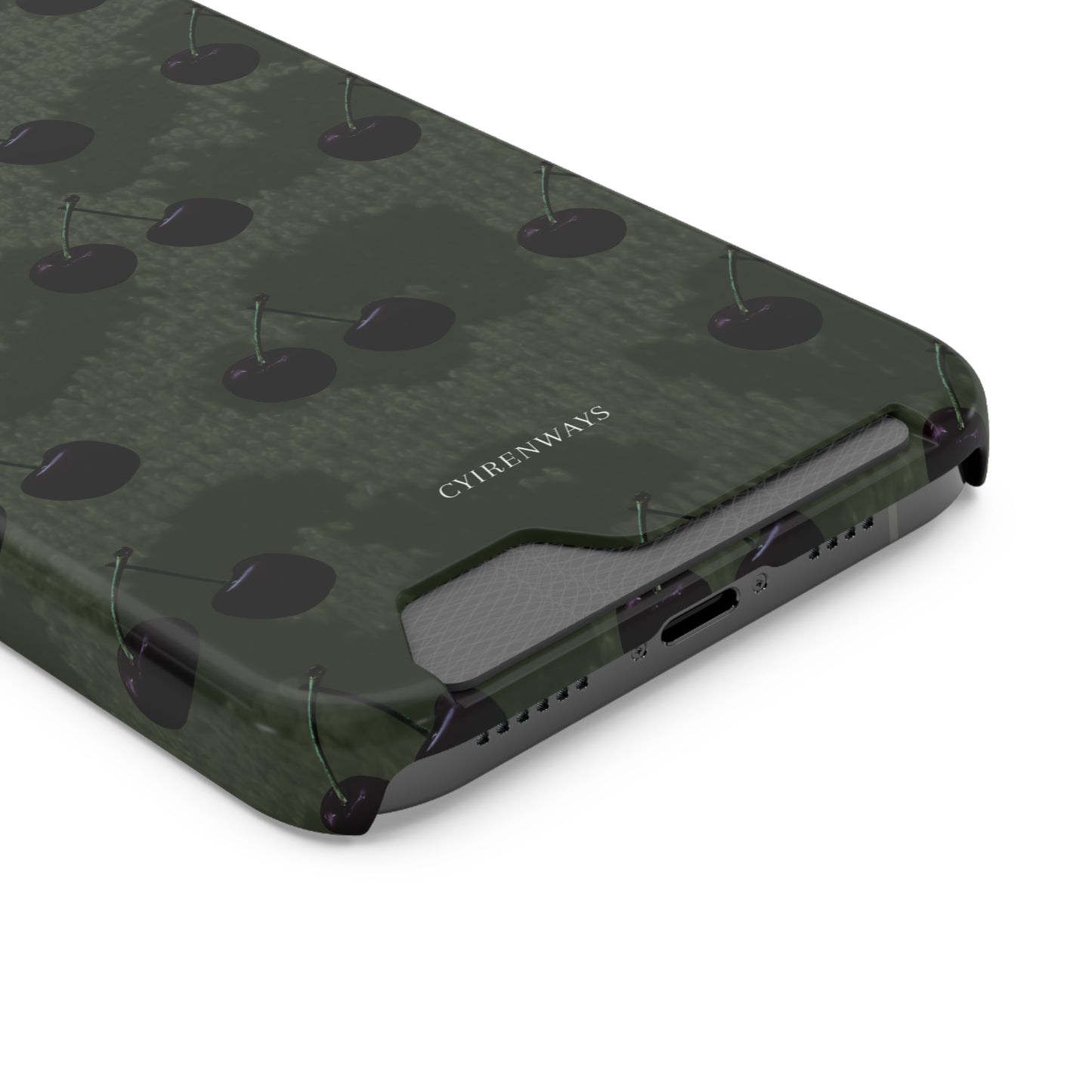 Black Cherri Cheetah (Magsafe Card Holder)
