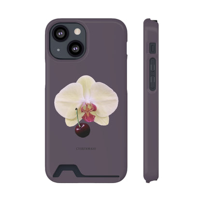 Cherry Orchids (Magsafe-compatible Card Holder)