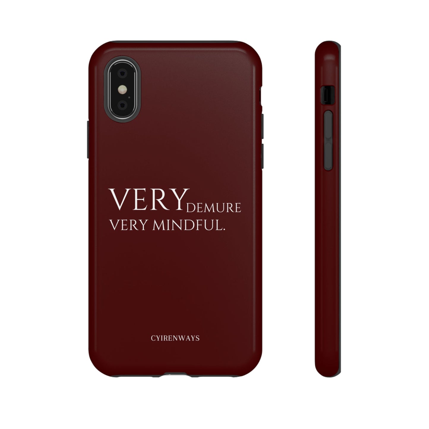 Very Demure, Very Mindful-Rich Crimson (Armoured)