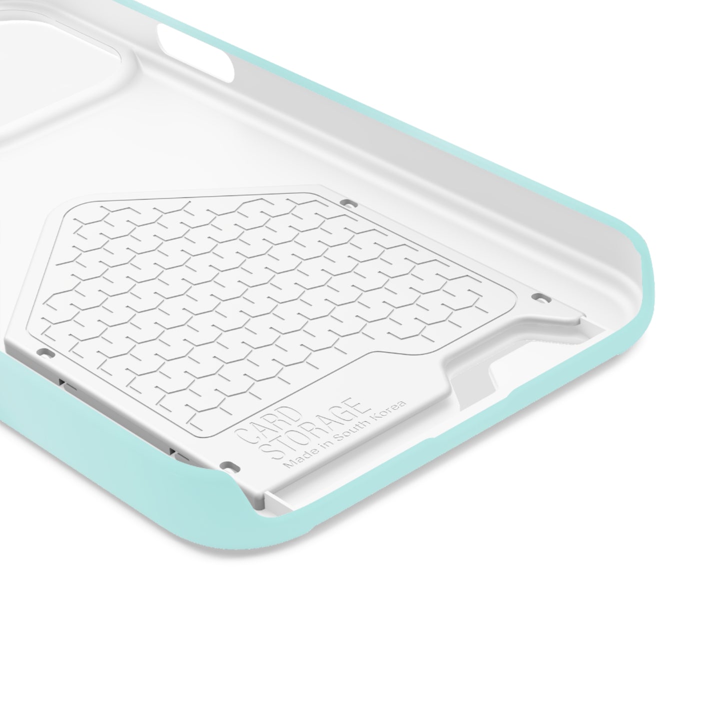 Aqua Heart (Magsafe-compatible Card Holder)
