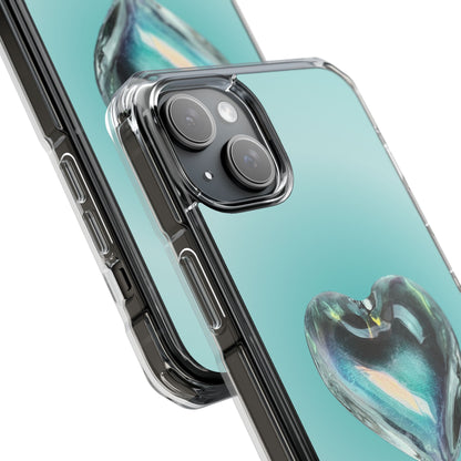 Aqua Heart (Impact: Clear Magsafe/Magnetic)