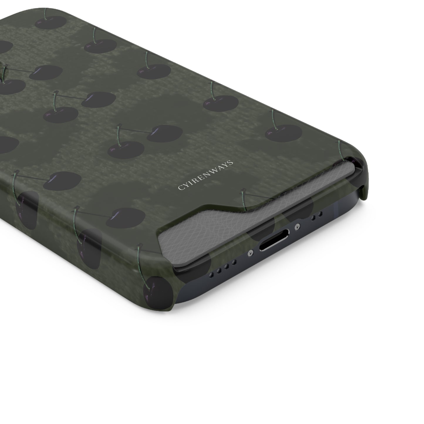 Black Cherri Cheetah (Magsafe Card Holder)