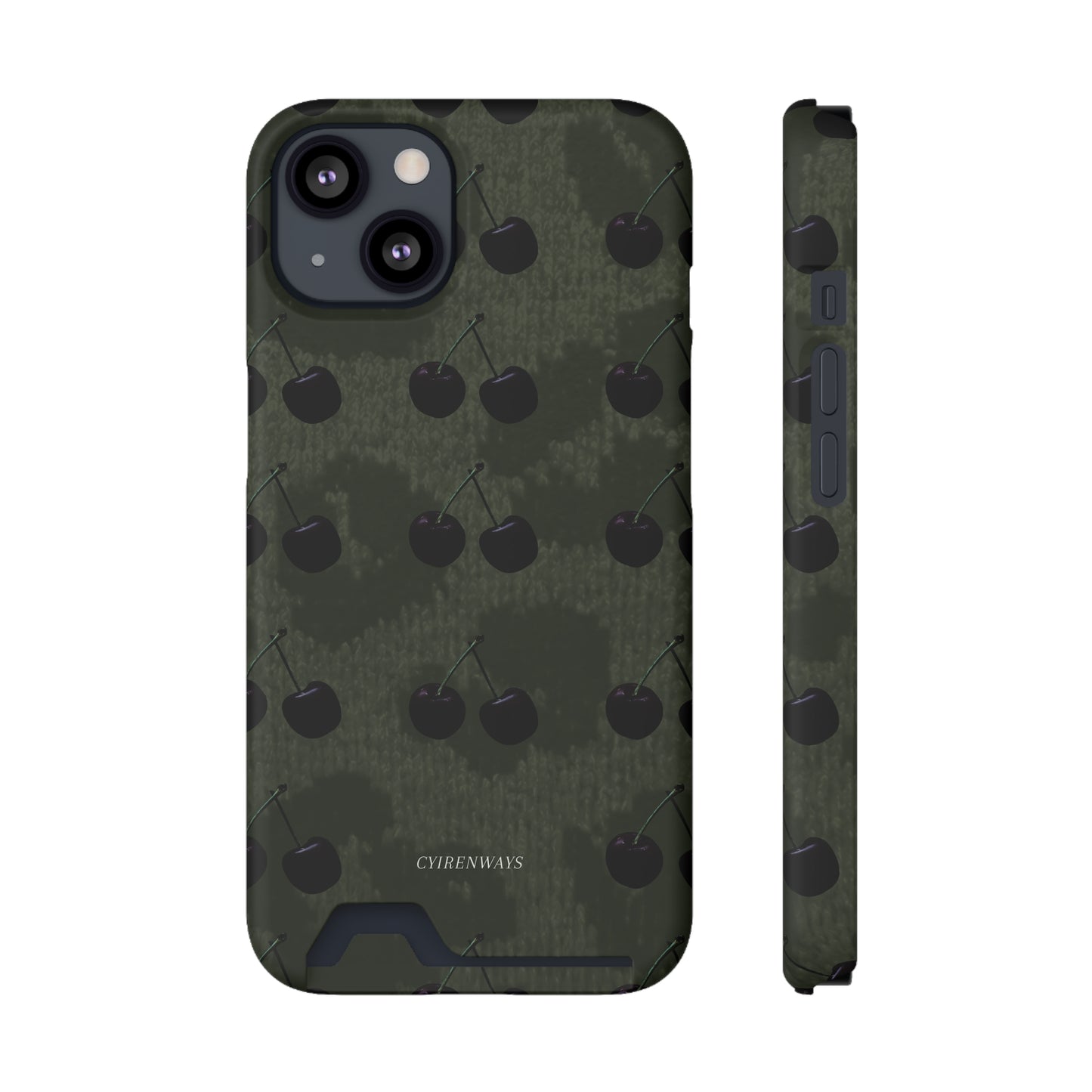 Black Cherri Cheetah (Magsafe Card Holder)