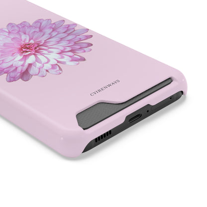 Pink Callistephus (Magsafe-compatible Card Holder)