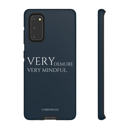 Very Demure, Very Mindful-Navy Blue (Armoured)