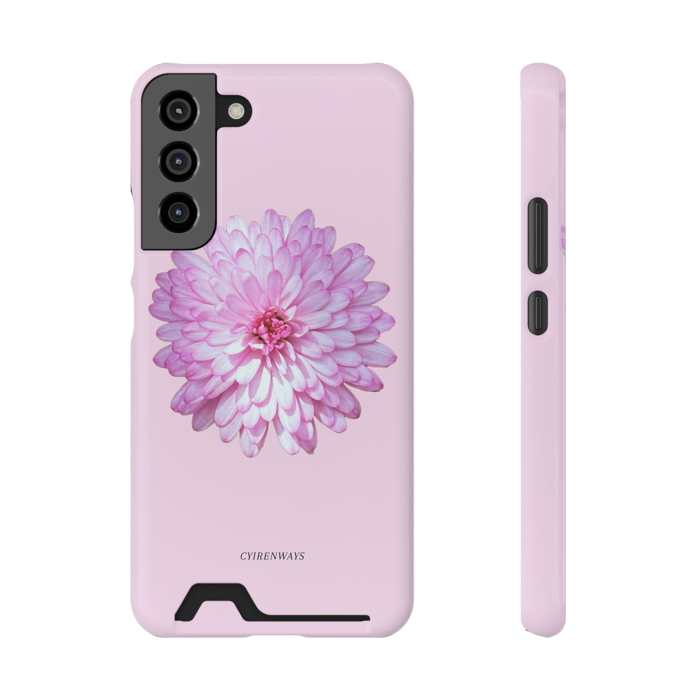 Pink Callistephus (Magsafe-compatible Card Holder)