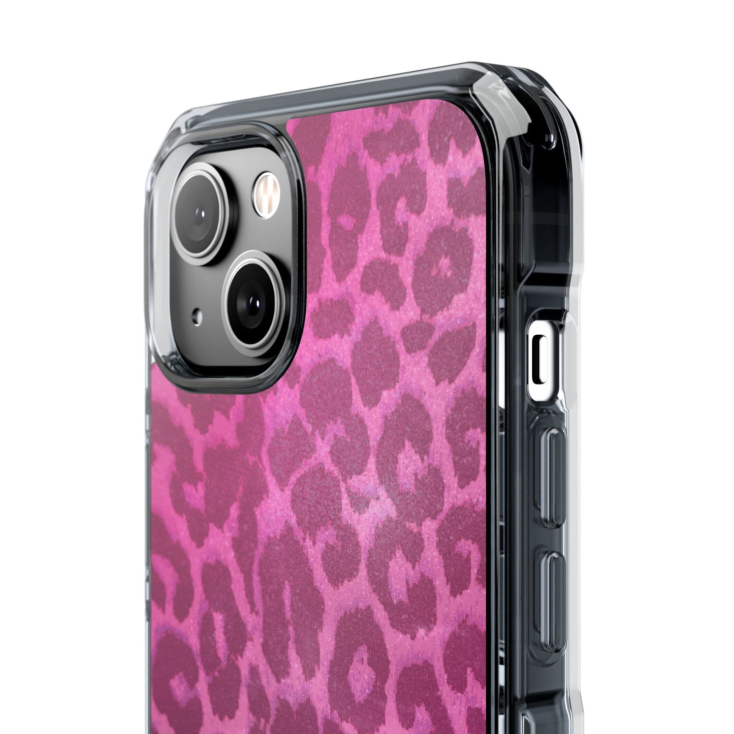 Pink Leopard (Impact-Clear Magsafe-compatible/Magnetic)
