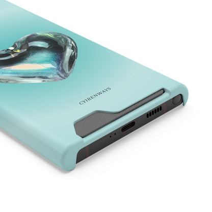 Aqua Heart (Magsafe-compatible Card Holder)