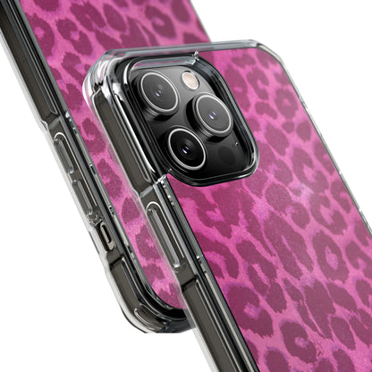 Pink Leopard (Impact-Clear Magsafe-compatible/Magnetic)