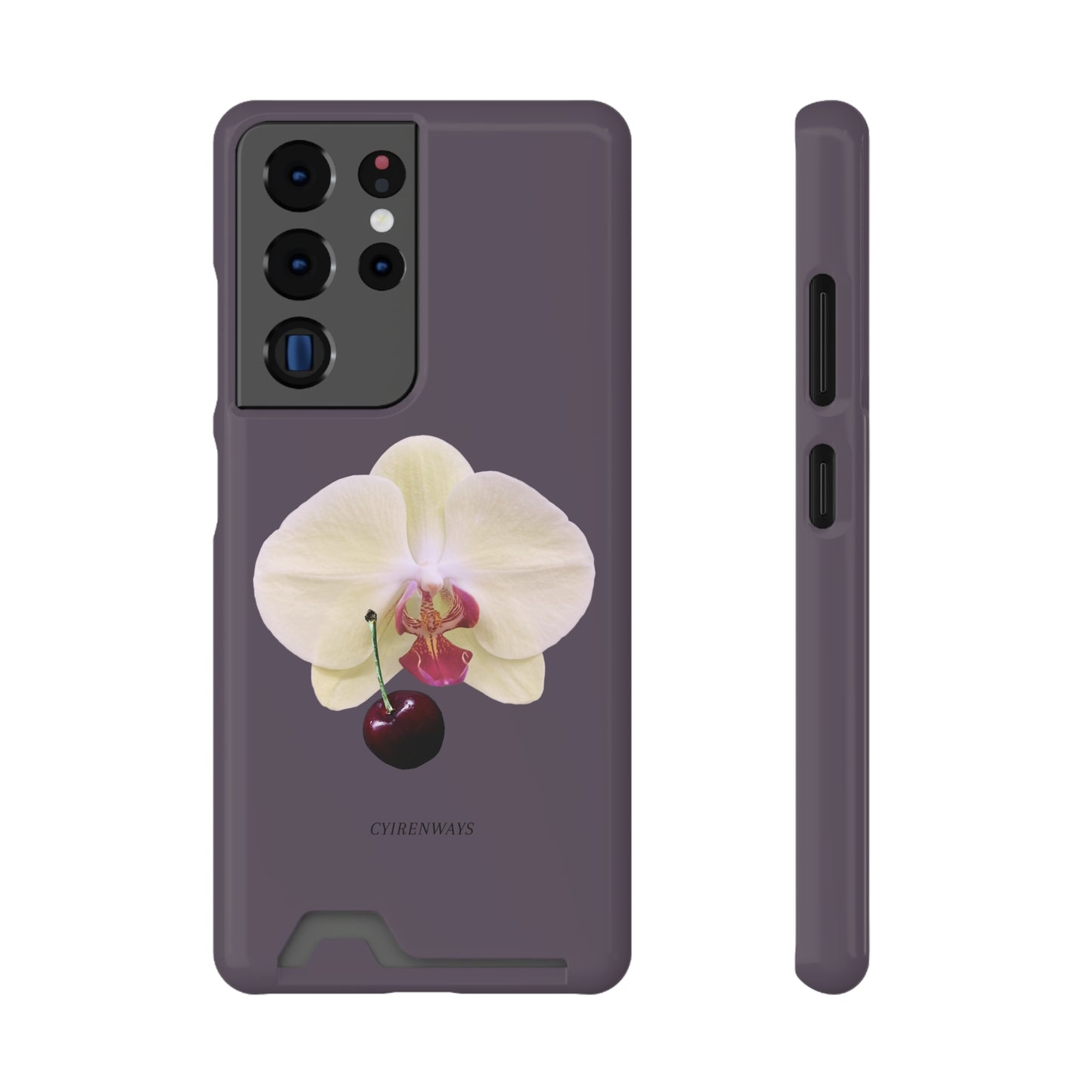 Cherry Orchids (Magsafe-compatible Card Holder)