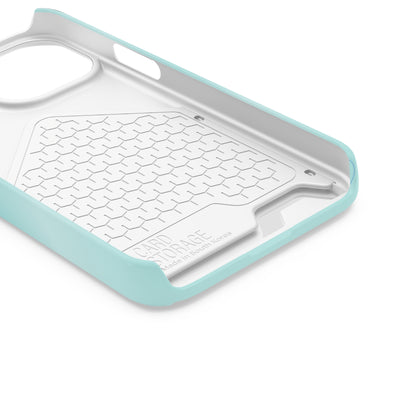 Aqua Heart (Magsafe-compatible Card Holder)