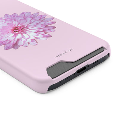 Pink Callistephus (Magsafe-compatible Card Holder)