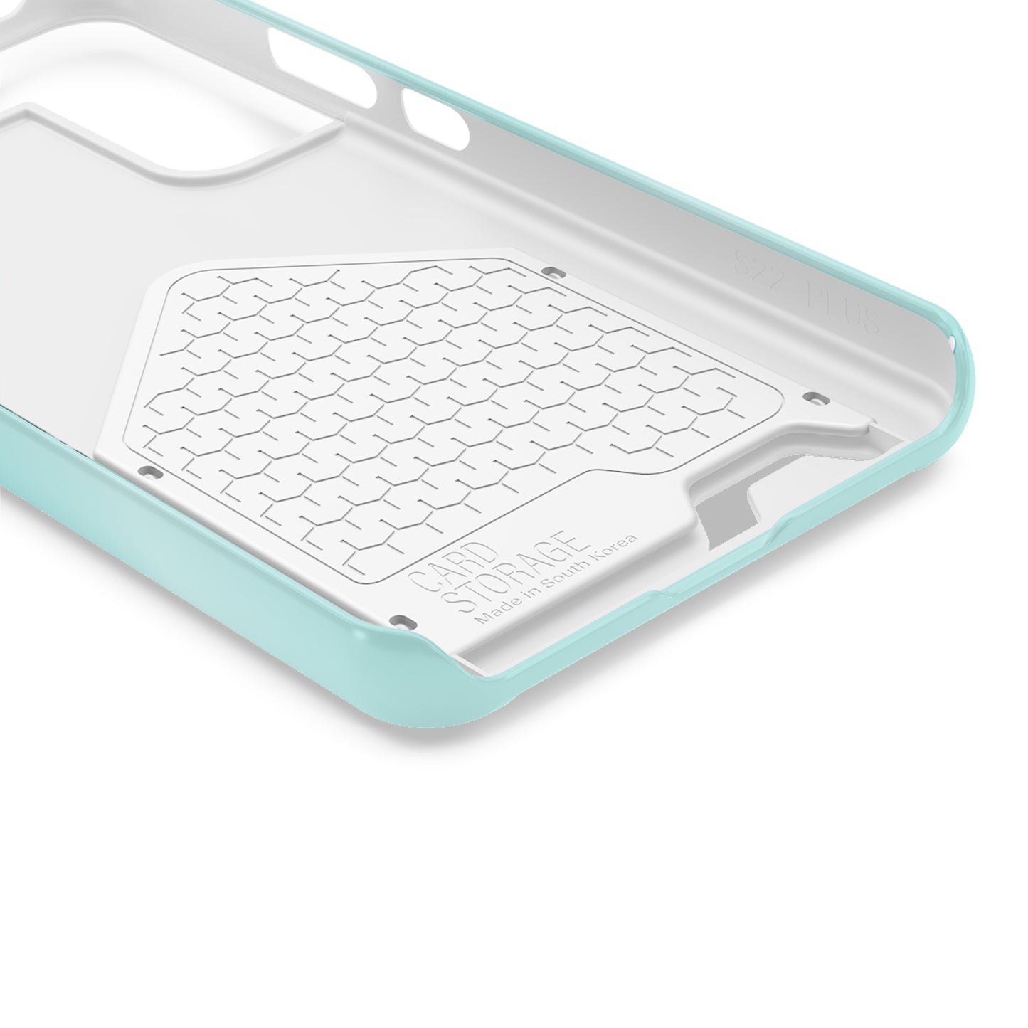 Aqua Heart (Magsafe-compatible Card Holder)